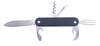 MKM Malga 6 Multi-Tool Folding Knife - 2.64" M390 Stonewashed Pen Blade, Black G10 Handles