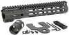 Midwest Industries Night Fighter 10.5" M-Lok Handguard - Black, Fits AR Rifles