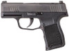 Sig Sauer 365-380-BSS P365 380 ACP Caliber with 3.10" Barrel, 10+1 Capacity, Overall Black Finish Stainless Steel, Serrated/Optic Cut Nitron Slide & Black Polymer Grip