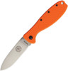 ESEE Zancudo Folding Knife - 3" Stonewashed Blade, Orange FRN and Stainless Steel Handles