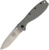 ESEE Zancudo Folding Knife - 3" Stonewashed Blade, Foliage Green FRN and Stainless Steel Handles