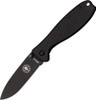ESEE Zancudo Folding Knife - 3" Black Blade, Black FRN and Stainless Steel Handles