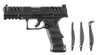 Walther Arms 2842475 PDP Optic Ready 9mm Luger Caliber with 4.50" Barrel, 18+1 Capacity, Black Finish Picatinny Rail Frame, Serrated/Optic Cut Black Steel Slide & Performance Duty Textured Polymer Grip