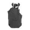 Blackhawk T-Series L2C Light-Bearing OWB Holster - Right Hand Draw, Black Polymer, fits Sig P320,P250,M17,M18 with TLR 7/8