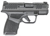 Springfield Armory HC9319B Hellcat Micro-Compact 9mm Luger Caliber with 3" Barrel, 13+1 or 11+1 Capacity, Black Finish Picatinny Rail Frame, Serrated Black Melonite Steel Slide & Adaptive Textured Polymer Grip