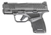 Springfield Armory HC9319B Hellcat Micro-Compact 9mm Luger Caliber with 3" Barrel, 13+1 or 11+1 Capacity, Black Finish Picatinny Rail Frame, Serrated Black Melonite Steel Slide & Adaptive Textured Polymer Grip