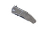 Reate Knives Mini Crossroad Framelock - 3.20" Bohler M390 Satin Blade, Titanium Handle with OD Green Micarta Inlays