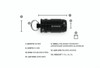 Slughaus BULL3T Micro Key Chain Flashlight - Polished Titanium