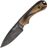 Bradford Knives Guardian 3 Fixed Blade Knife - 3.5" AEB-L Nimbus Finish Blade, 3D G-Wood Handles, Leather Sheath