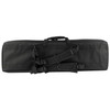 NCSTAR 42" Double Carbine Rifle Case -  Nylon, Black, Exterior PALS Webbing, Interior Padded with Thick Foam, Accommodates two Rifles