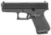 Glock UA195S203 G19 Gen5 Compact 9mm Luger Caliber with 4.02" Glock Marksman Barrel, 15+1 Capacity, Overall Black Finish, Picatinny Rail Frame, Serrated nDLC Slide, Rough Texture Interchangeable Backstraps Grip & Fixed Sights (US Made)