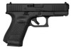 Glock PA195S203 G19 Gen5 Compact 9mm Luger Caliber with 4.02" Glock Marksman Barrel, 15+1 Capacity, Overall Black Finish, Picatinny Rail Frame, Serrated nDLC Steel Slide, Rough Texture Interchangeable Backstraps Grip & Fixed Sights