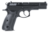 CZ-USA 91130 CZ 75 BD - 9mm Luger Caliber with 4.60" Non-Tilted Barrel, 16+1 Capacity, Black Polycoat Finish Serrated Trigger Guard & Beavertail Frame, Inside Railed Black Slide, Polymer Grip & Decocker Safety