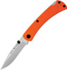 Buck 110 Slim Pro TRX Folding Hunter - 3.75" S30V Plain Blade, Orange G10 Handles, Cerakote Deep Carry Pocket Clip
