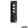 LanTac USA Dragon 9MM Muzzle Brake - Black Nitride Finish, Hardened Milspec Steel, 1/2x28 Thread Pitch