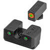 Truglo Tritium Pro Night Sight Set For Glock 20/21/25/29/30/31/32/37/40/41 - Front Sight Color Green W/ Orange Focus Lock Ring, Rear Sight Green