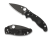 Spyderco Manix 2 Lightweight Folding Knife - 3.37" CTS-BD1 Black Plain Blade, Black FRCP Handles