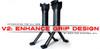 Grip Pod GPS V2 Grip Pod - Fits Picatinny, Steel Reinforced Legs, Cam Lever, Desert Tan