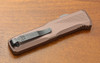 Benchmade Phaeton 4600DLC-1 OTF 3.45" CPM-S30V Black DLC Blade FDE Aluminum Handle Auto Knife - 4600DLC-1
