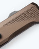 Benchmade Phaeton 4600DLC-1 OTF 3.45" CPM-S30V Black DLC Blade FDE Aluminum Handle Auto Knife - 4600DLC-1