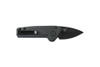 Buck 839 Mini Deploy AUTO Folding Knife - 1.875" 154CM Black Cerakote Drop Point Blade, Sniper Gray Aluminum Handles - 13446