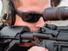 Magpul Ascent Eyewear - Black Frame, High Contrast Polarized Violet Lens, Green Mirror