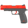 NextLevel Training SIRT 115 Laser Training Pistol - Glock 17 Size, Black and Red, Polymer, Red Take Up Laser/Green Shot Indicating Laser, Inert Dual Training Pistol with Functional Features, Includes Sights, One Adjustable Weight Mag