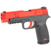 NextLevel Training SIRT 115 Laser Training Pistol - Glock 17 Size, Black and Red, Polymer, Red Take Up Laser/Green Shot Indicating Laser, Inert Dual Training Pistol with Functional Features, Includes Sights, One Adjustable Weight Mag