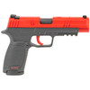 NextLevel Training SIRT 115 Laser Training Pistol - Glock 17 Size, Black and Red, Polymer, Red Take Up Laser/Green Shot Indicating Laser, Inert Dual Training Pistol with Functional Features, Includes Sights, One Adjustable Weight Mag