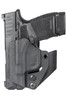 Mission First Tactical Minimalist Inside Waistband Ambidextrous Holster - Fits the Springfield Hellcat, Black Kydex