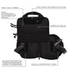 Tac-Six by Allen Crew Pistol Case - Double Compartment, Holds Two Handguns, Laser Cut Molle