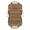 Tac-Six by Allen Crew Pistol Case - Double Compartment, Holds Two Handguns, Laser Cut Molle