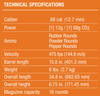 Umarex HDX 68 Caliber CO2 Pepper Ball Shotgun - 425 Feet Per Second, Black/Orange