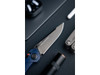 Acta Non Verba Knives A100 MagnaCut A-Lock Folding Knife - 3.5" CPM MagnaCut Black DLC Drop Point, Black GRN Handles with Red Backspacer - ANVA100-007