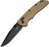 Hogue Deka ABLE Lock Folding Knife - 3.25" CPM-MagnaCut Black Cerakote Clip Point Blade, Flat Dark Earth Polymer Handles - 24377