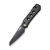 We Knife Company Vision R Superlock Folding Knife - 3.54" CPM-20CV Black Stonewashed Reverse Tanto Blade, Black Titanium Handles - WE21031-2