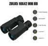 Sig Zulu5 10x42mm HD Binoculars - Closed Bridge, Black Finish