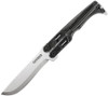 Gerber DoubleDown Folding QuadLock Machete - 6.75" 420HC Stonewashed Recurve Blade, Black Handles - 30-001536N