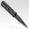 ProTech 921 SWAT Godfather AUTO Folding Knife - 4" 154CM Black DLC Plain Blade, Black Aluminum Handles