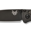 Benchmade Mini Bugout CF-Elite AXIS Folding Knife - 2.82" S30V Black Cerakote Plain Blade, Graphite Black CF-Elite Handles - 533BK-2