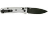 Benchmade Mini Bugout AXIS Folding Knife - 2.82" S30V Black DLC Plain Blade, White Grivory Handles - 533BK-1