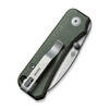 CIVIVI Knives C19068SB-1 Ben Petersen Baby Banter Folding Knife - 2.34" Nitro-V Stonewashed Blade, Green Micarta Handles