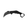 Kershaw Outlier Assisted Open Folding Knife - 2.6" 8Cr13MoV Karambit Blackwash Blade, Black GFN Handle