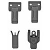 Midwest Industries 45 Degree Offset Fixed Sight Set -  Ambidextrous, Black Anodized Finish, Includes A2 Front Sight Tool