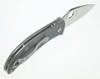 Spyderco Alcyone Folding Knife - 2.91" CTS BD1 Satin Plain Blade, Gray G10 Handles - C222GPGY