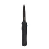 Benchmade Autocrat OTF - 3.7" Black S30V Double Edge Dagger Blade, Black G10 Handles - 3400BK