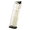 ETS Group 12 round 9MM Magazine - fits the Glock 43, Clear Polymer