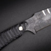 Black Knight Blades Nightmare Fixed Blade - 4.0" 8670 Steel Plain Edge Blade, Black Contoured G10 Handle, Kydex Sheath