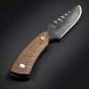 Black Knight Blades Nightmare Fixed Blade - 4.0" 8670 Steel Plain Edge Blade, Brown Contoured G10 Handle, Kydex Sheath