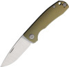 PMP Knives Harmony Slipjoint Folding Knife - 3" Satin Finish Bohler M390 Blade, Gold Titanium Handle